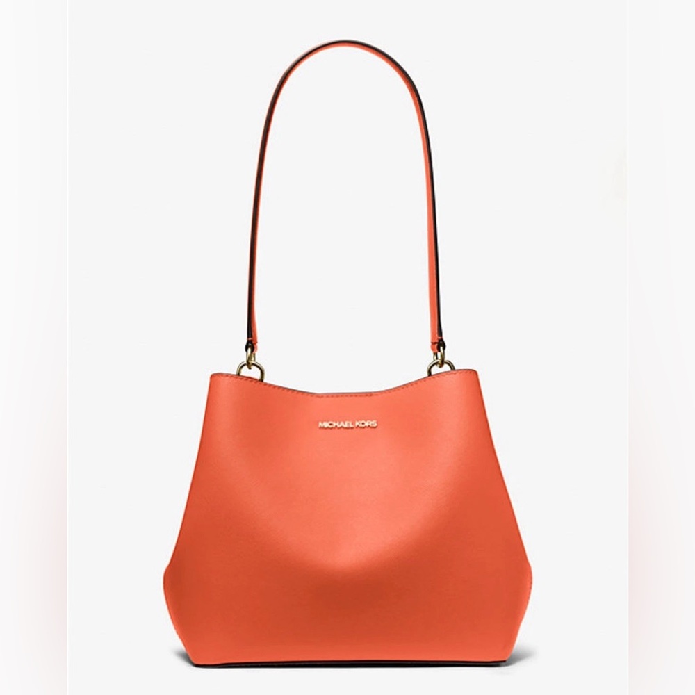Michael Kors - Pratt medium Orange shoulder bag. Brand New With Tags retail $448